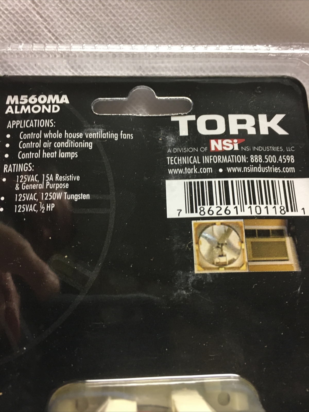Tork In-Wall Motor Operated Shut Down Timers M560MA Almond 6ct