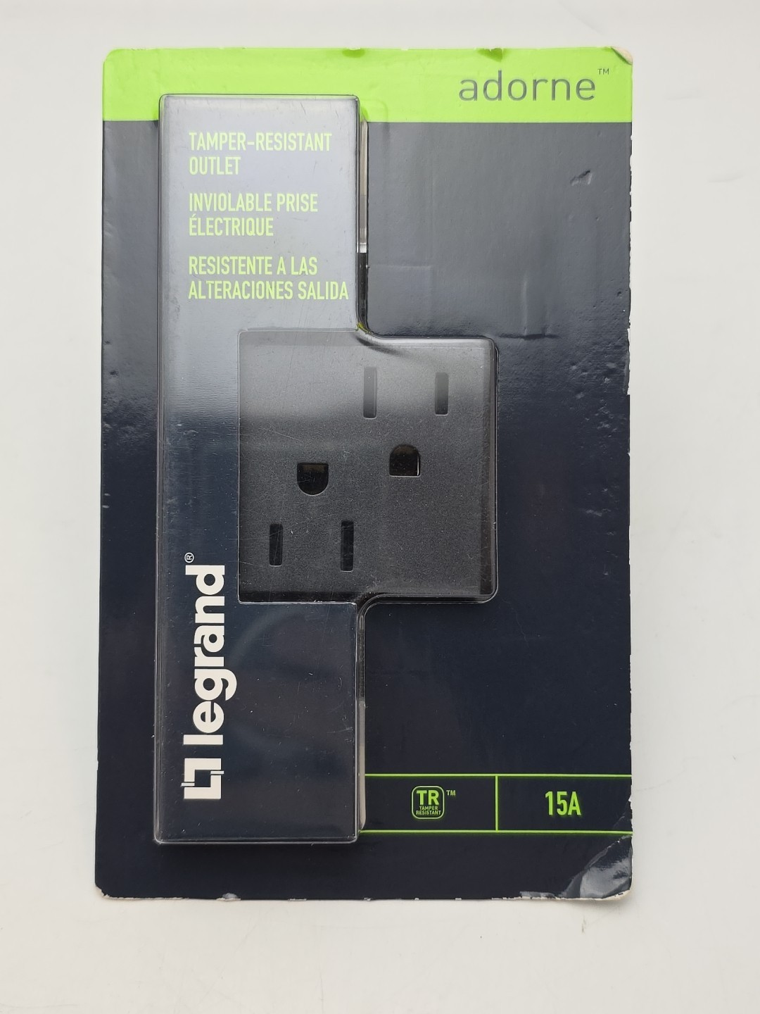 Legrand Tamper Resistant Electrical Outlet 15A ARTR152G4 New
