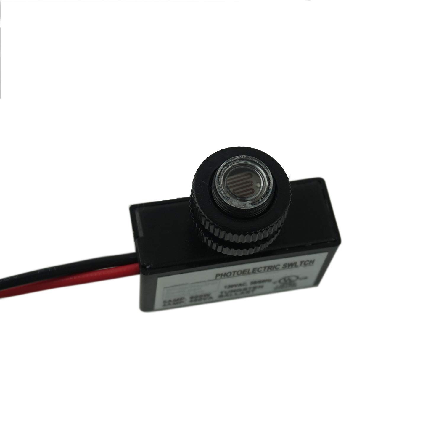 AC 120V Outdoor Sensor Photoelectric Switch, Hard-Wired Post Eye Light Contro…