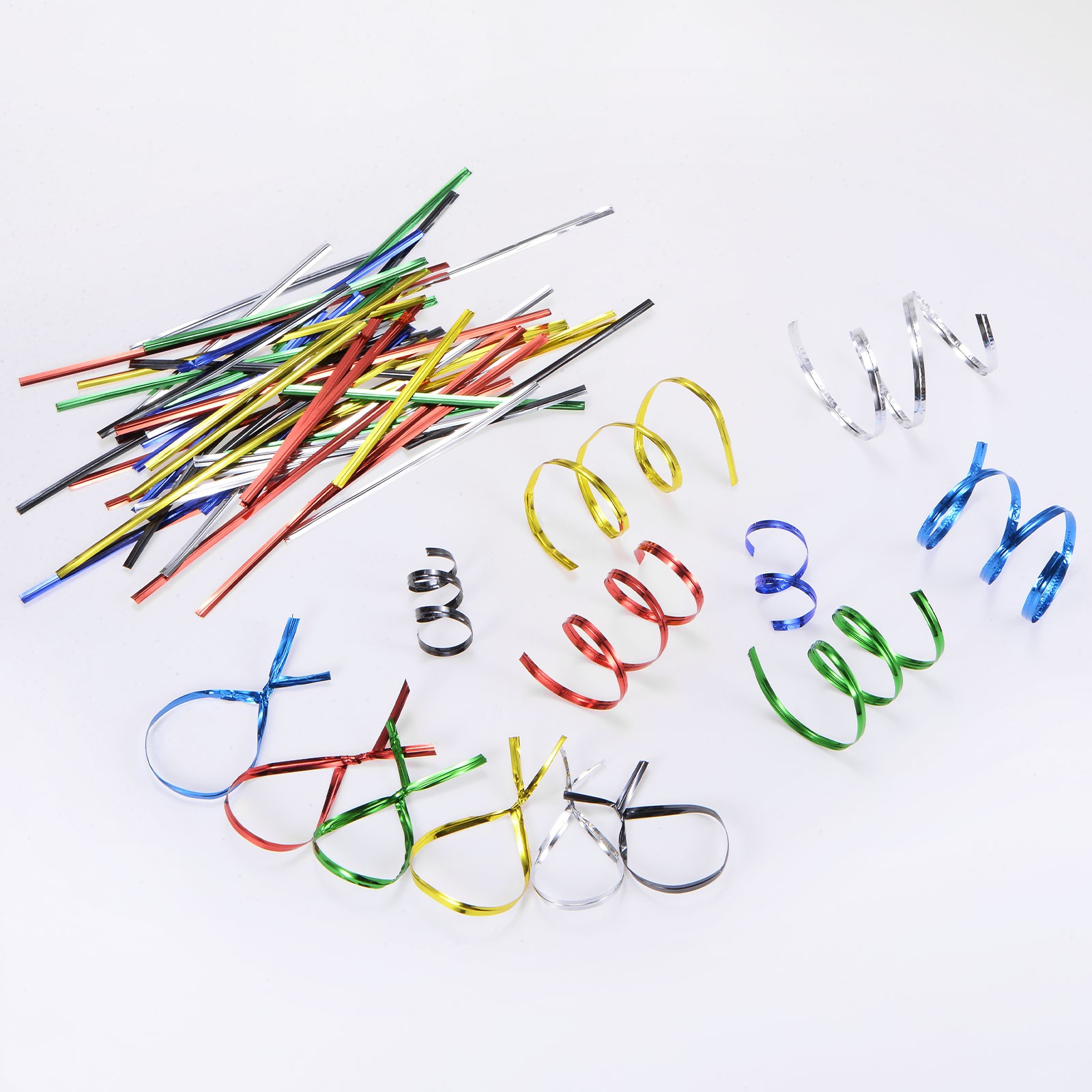 800Pack Metal Twist Ties, 12cm Metallic Twists Tie Bags Twisty-Ties Green