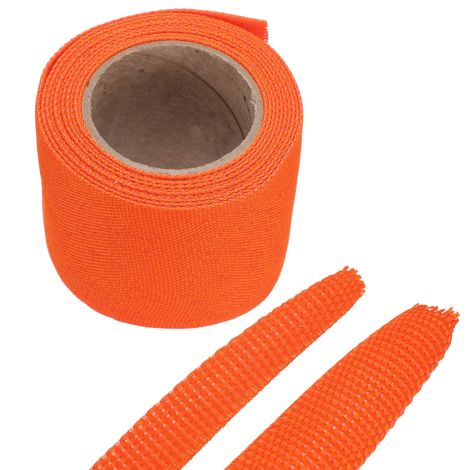Braided Cable Sleeves Heat Shrinkable Fabric Sleeving 2 inch 10ft