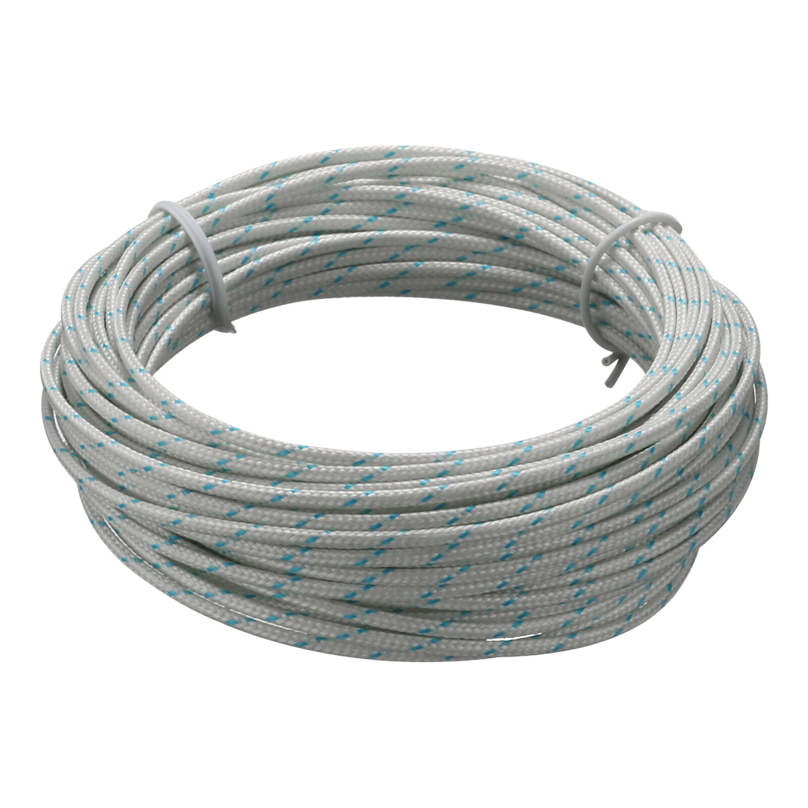 K-Type 2×0.3 Thermocouple Wire AWG 24 Braided Fiberglass Insulation 33 Ft