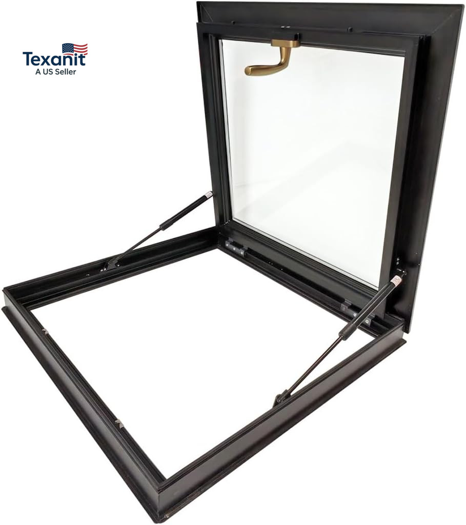 Skylights & Roof Windows;Skylight Window – Square/Rectangle;Roof Skylights;Manua
