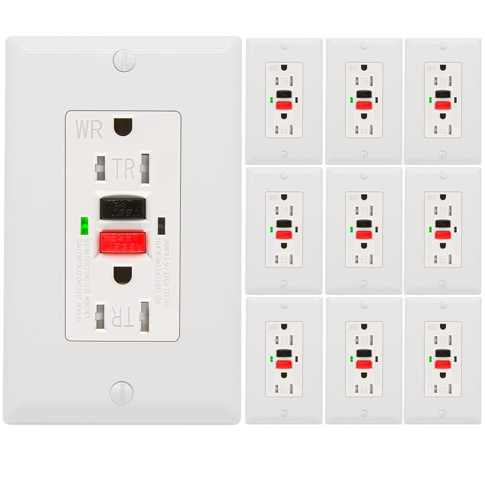 GFCI Outlet 20 Amp, UL Listed, Self-Test GFI Receptacles, Tamperresis