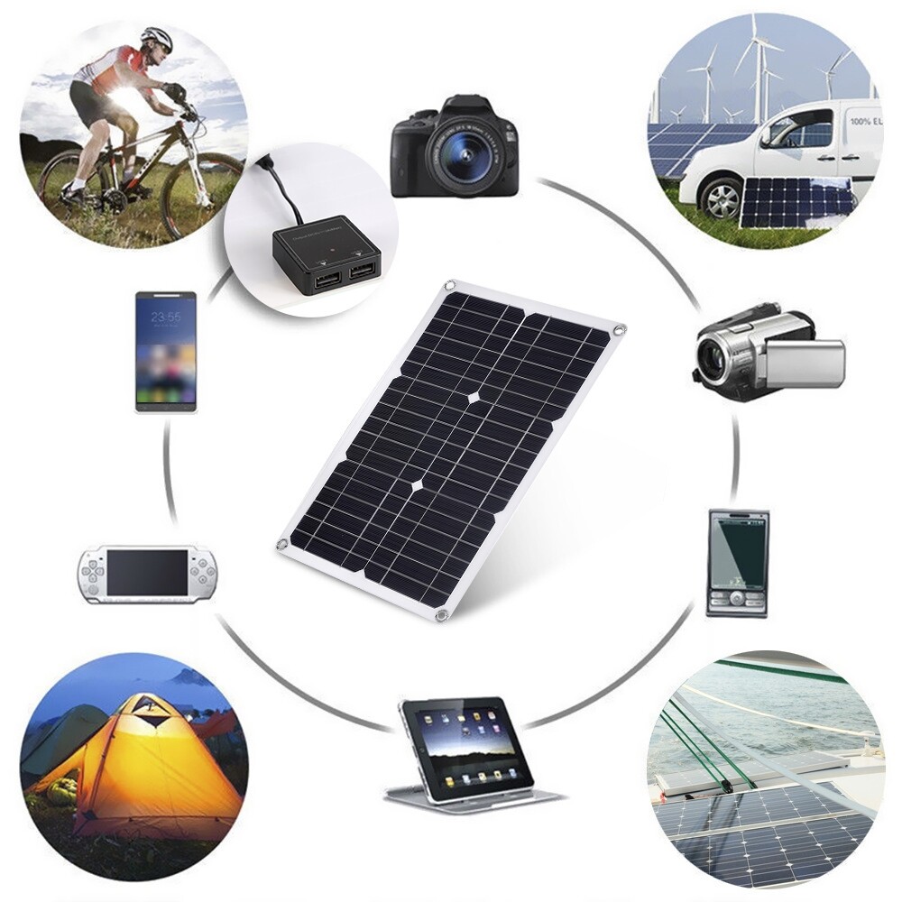 300W Solar Panel Kit 100A 18V Battery Charger + Controller Caravan Boat Camping