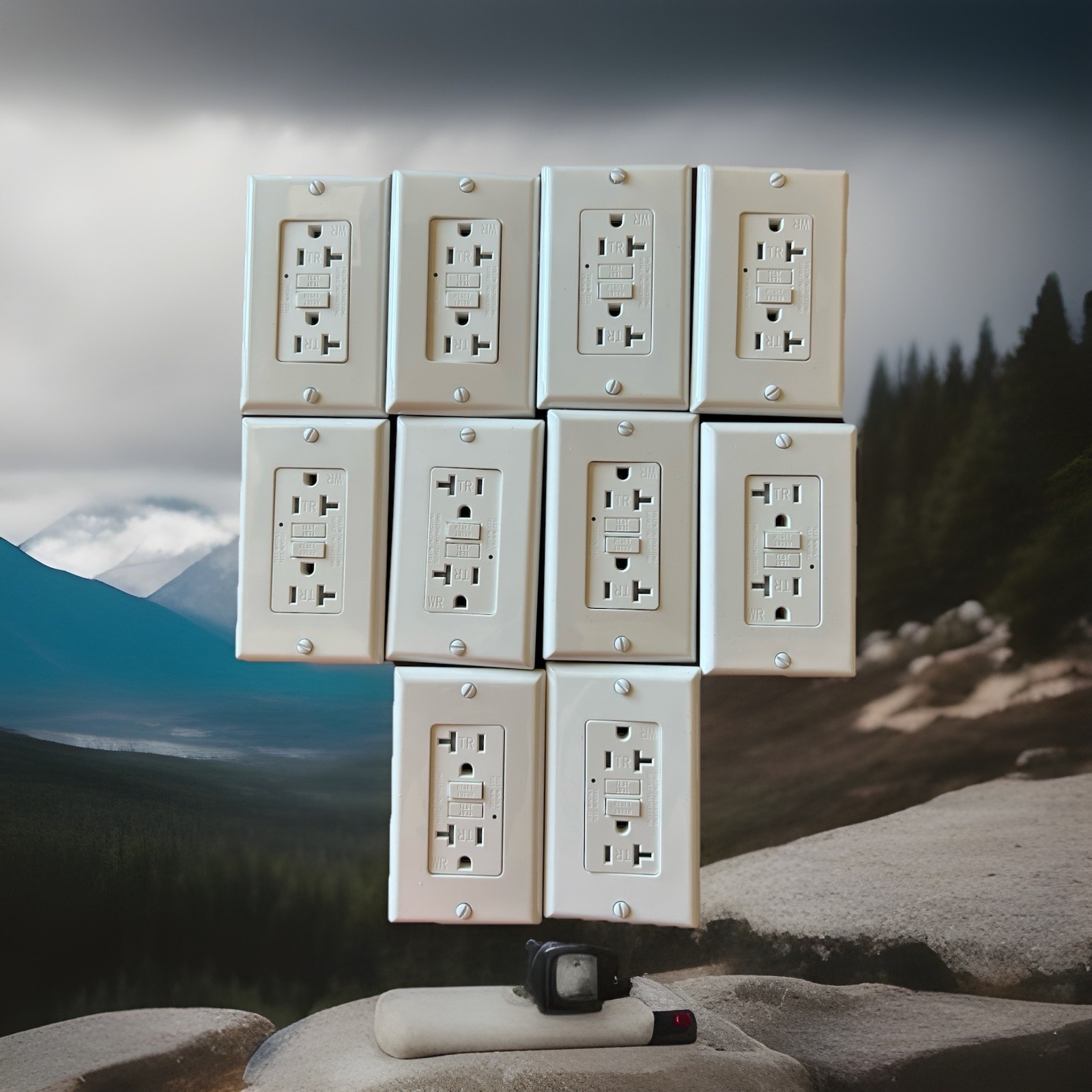 (❤️10pack) 20A GFCI Self Test Outlet TR/ WR Weather & Weather Resistant UL List