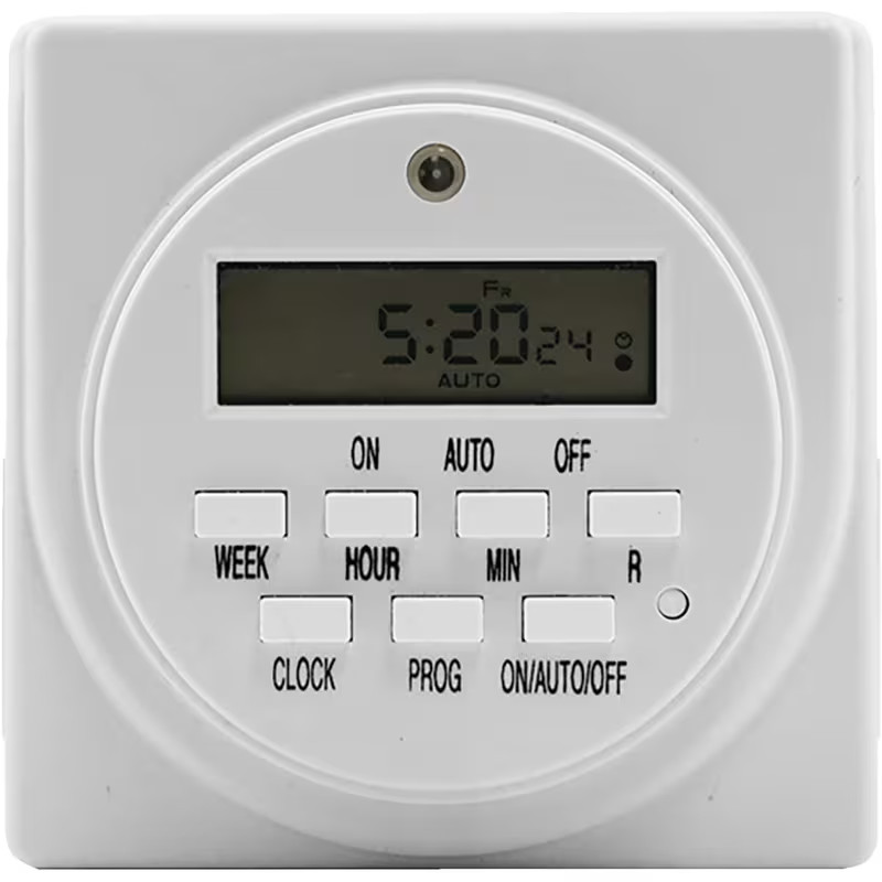 7 Day Heavy Duty Digital Programmable Timer – Dual Outlet-ULTRA-GROW by Planymax