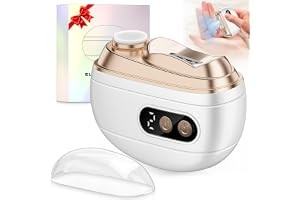 Electric Nail Clipper Upgraded 3 in 1 Rechargeable Automatic Nail Trimmer with L