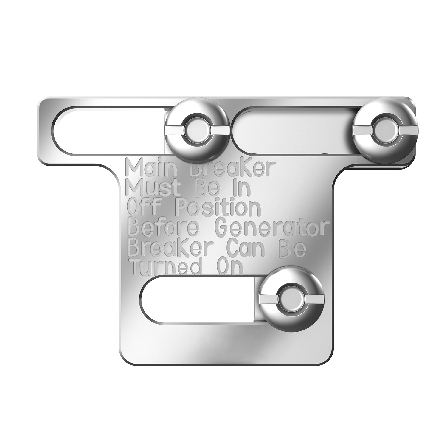 Generator Interlock Kit For Eaton Cutler Hammer BR Series 100 Amp Panel US