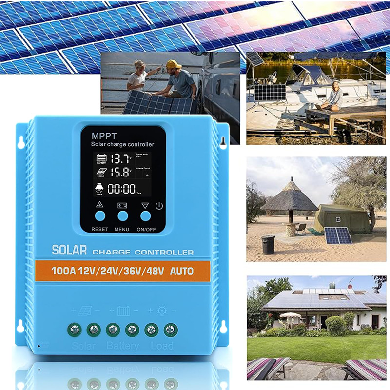 1PC 4800W 100A MPPT Solar Charge Controller 12V/24V/36V/48V Battery PV Regulator
