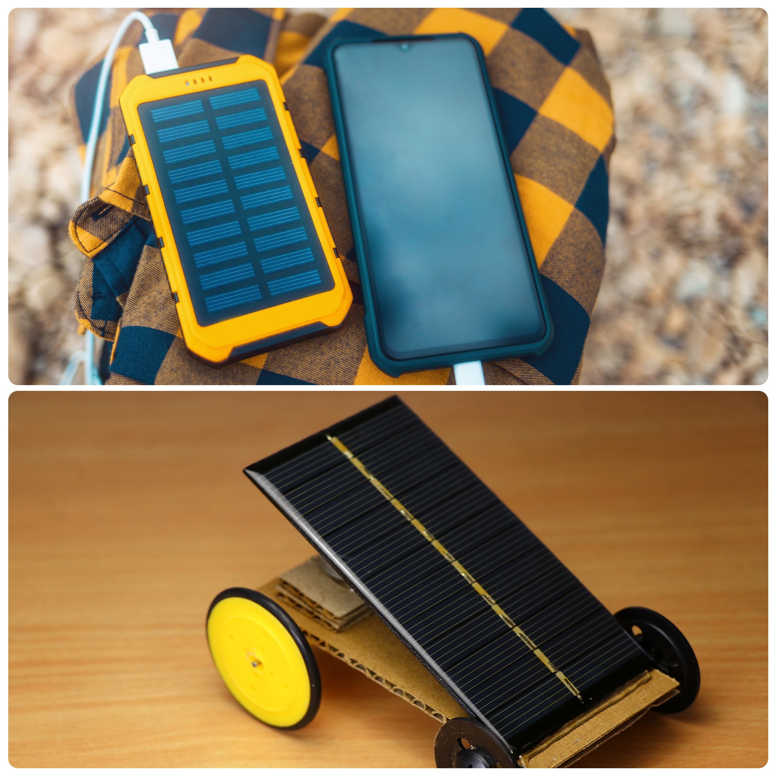 5 Pcs 6V 0.9W 150mA Mini Solar Panels with 2 Cable 80mm x 80mm