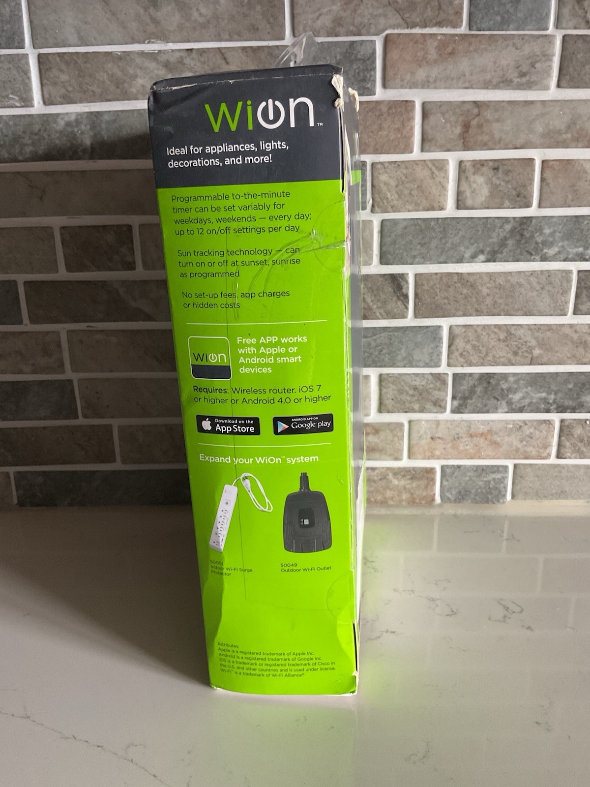 Woods WiOn Outdoor Wi-Fi 3-Outlet Plug-In Yard Stake (50053)