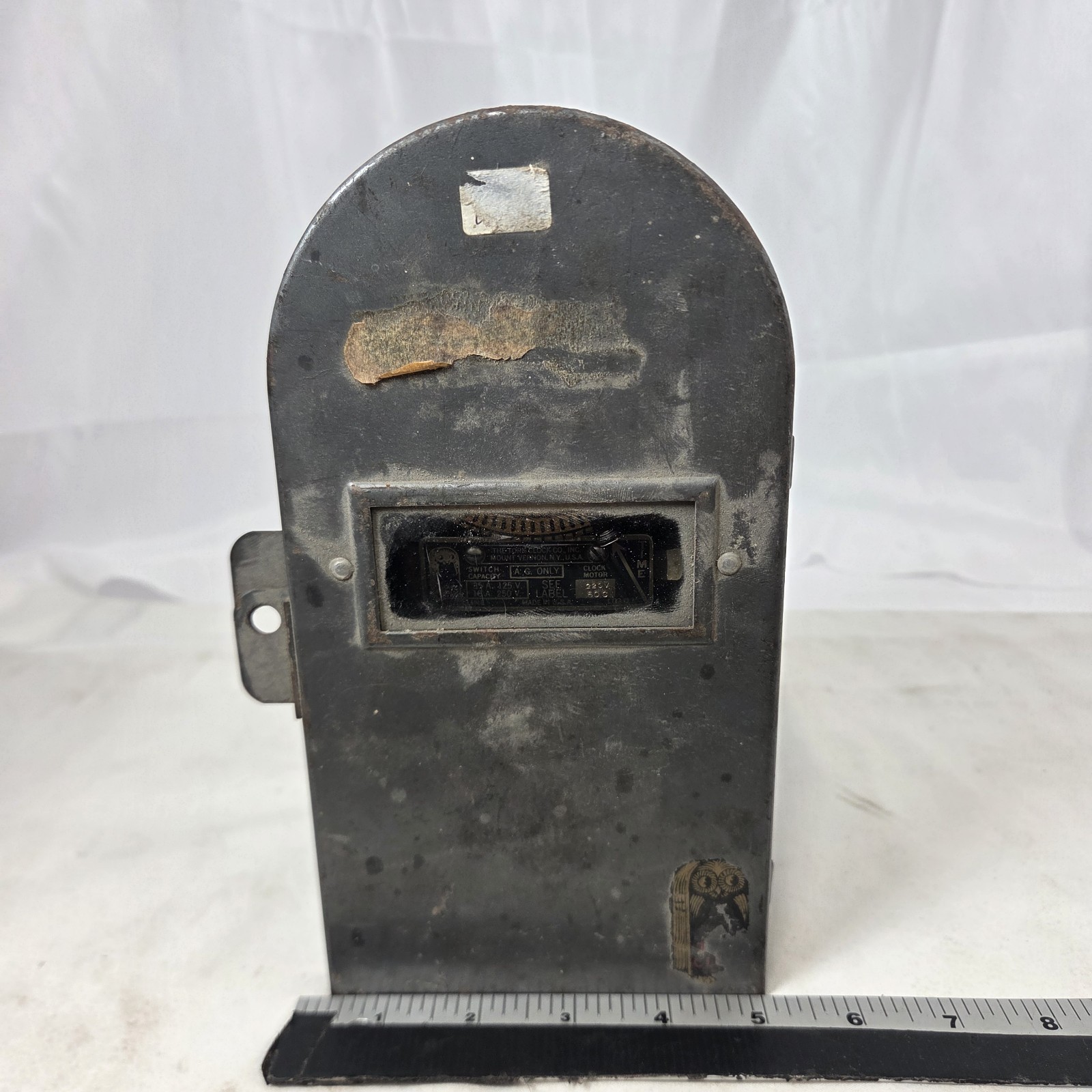 Vintage TORK 1191 EL Mechanical Industrial Timer Switch USA Metal Case Decor Art