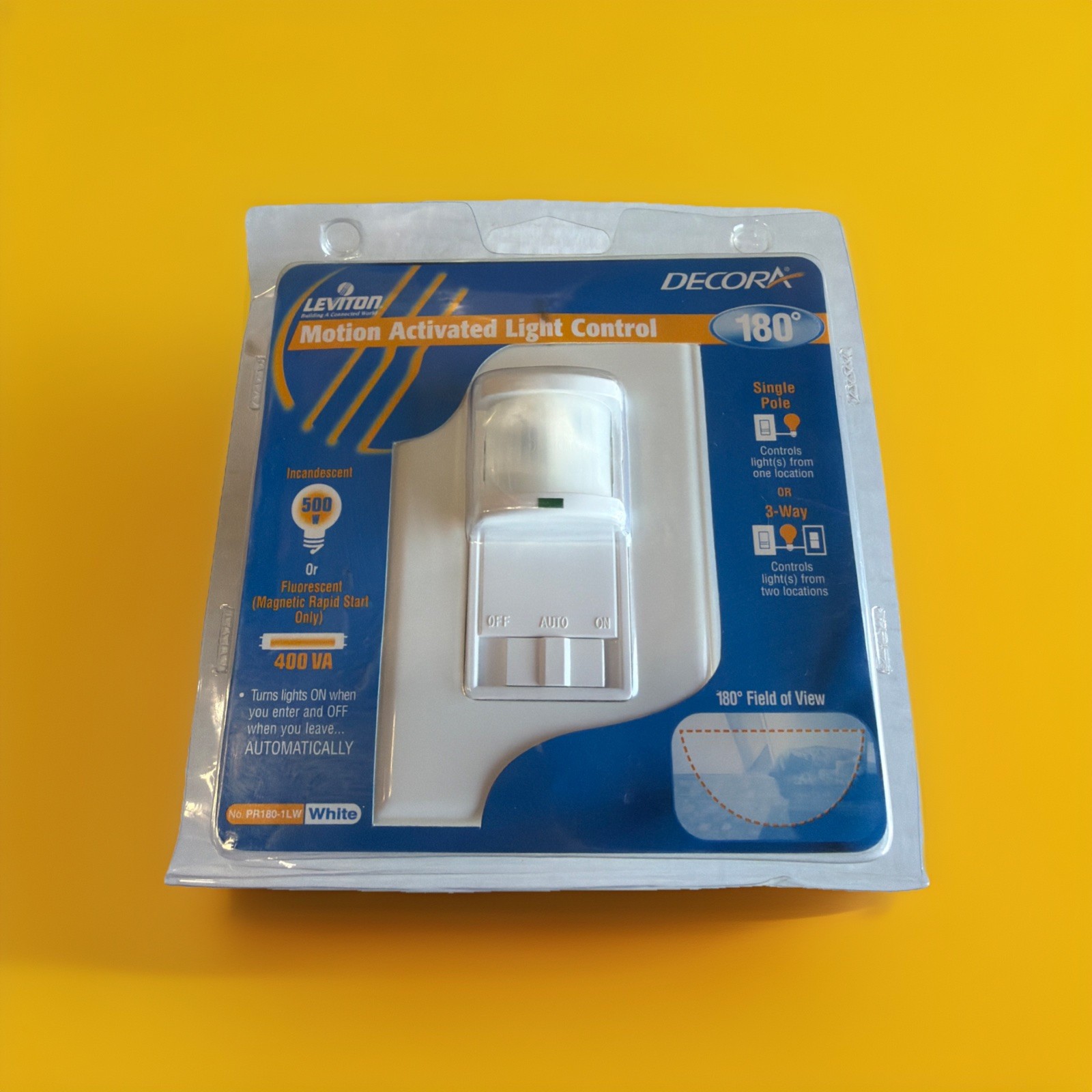 🔥Leviton PR180-1LW Wall Switch Occupancy Sensor / Motion Sensor ~ 1 Unit🔥