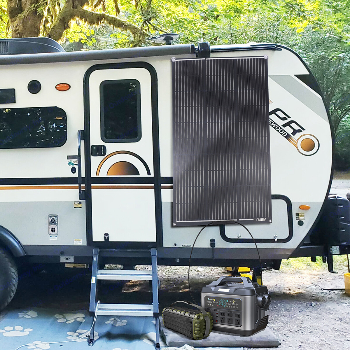 Solar Panel Kit with 5000W Inverter for Home Off Grid Home Car RV Camping System