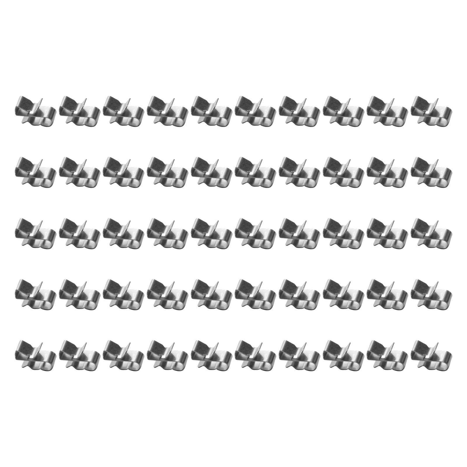 50 Pcs Solar PV Cable Clip 304 Stainless Steel Easy Install for Roof Mounting