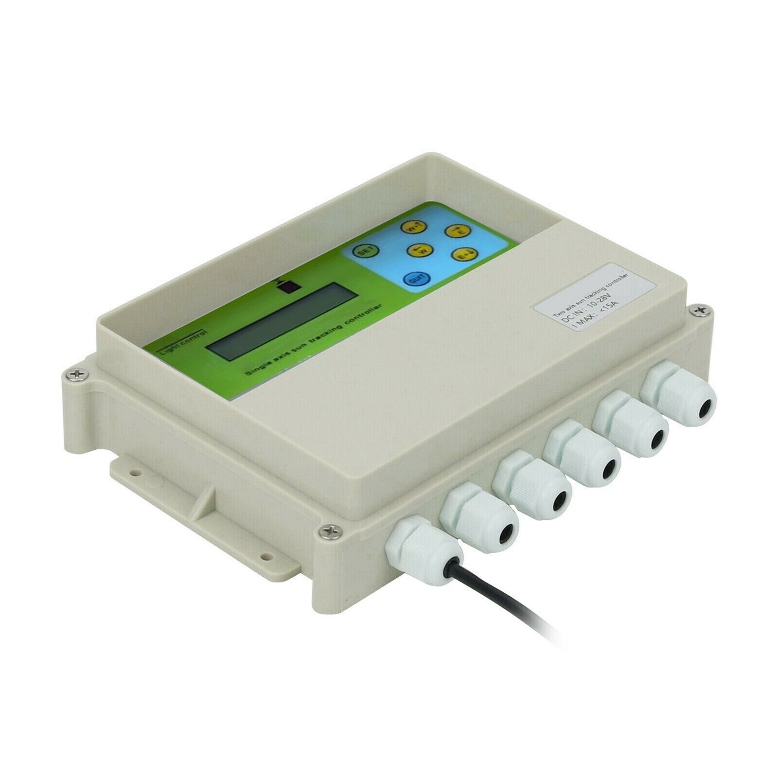 Electronic LCD Solar Tracker Controller W/ Wind Sensor For Solar Panel Tracking