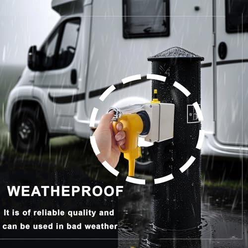 RV/EV Power Outlet Box. NEMA Power OutletBox, 30Amps 125/250Volt 14-30R