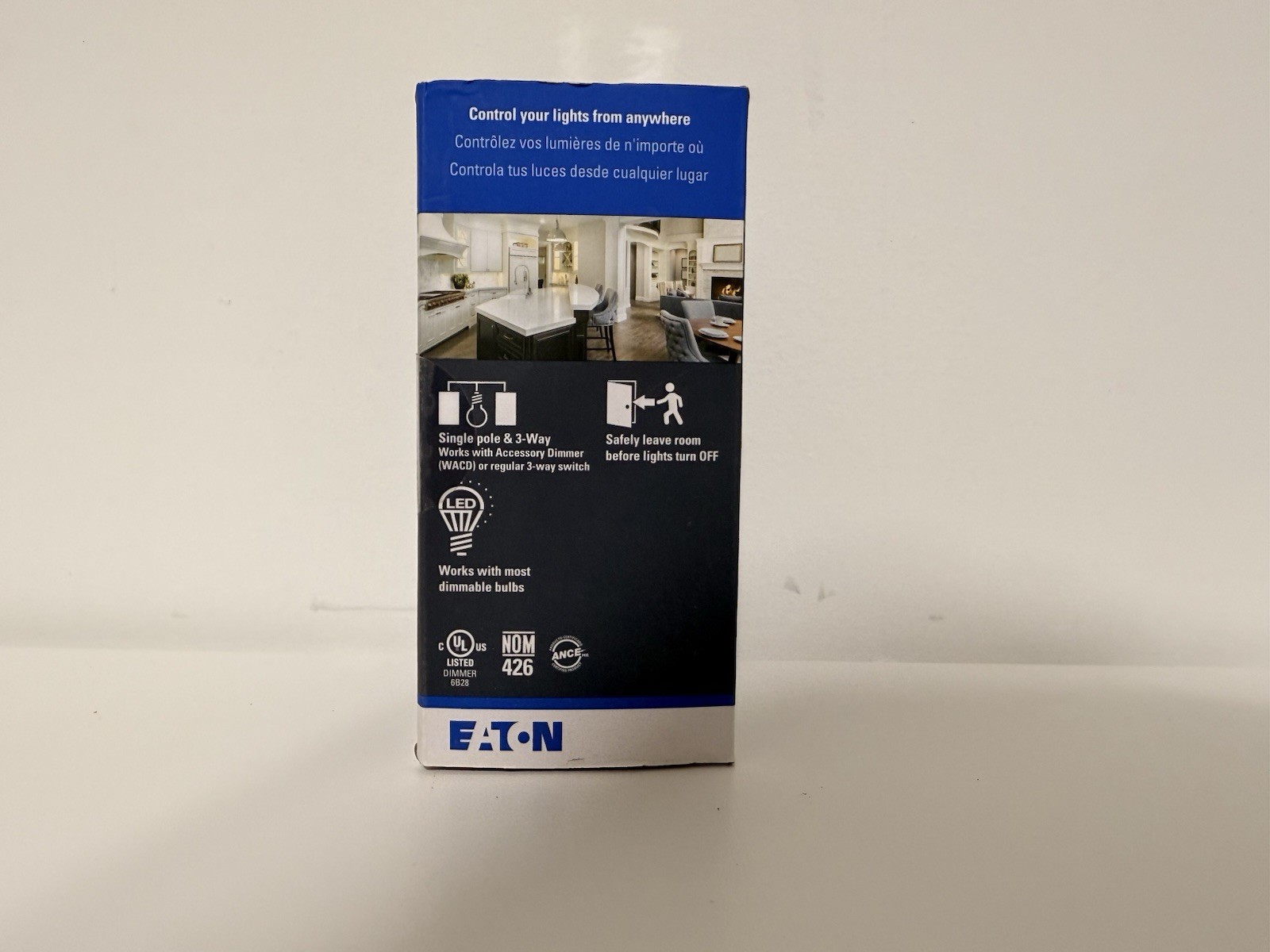 Eaton Wi-Fi Smart Single-Pole/3-Way Smart Master Dimmer Alexa. L 065