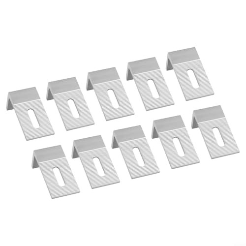 1/4/10Pcs Aluminum Alloy Solar Panel Mounting L Brackets, 90 Degree Angle 10pcs
