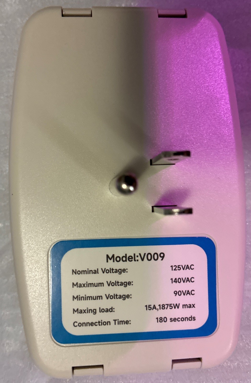 BSEED Appliance Voltage Protector Surge Protector Plug 125V 15A Fridge AC