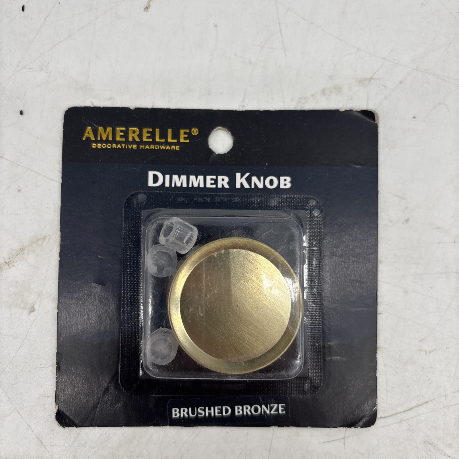 Amerelle 947BZQ Brushed Bronze Cast Rotary Dimmer Knob Metal