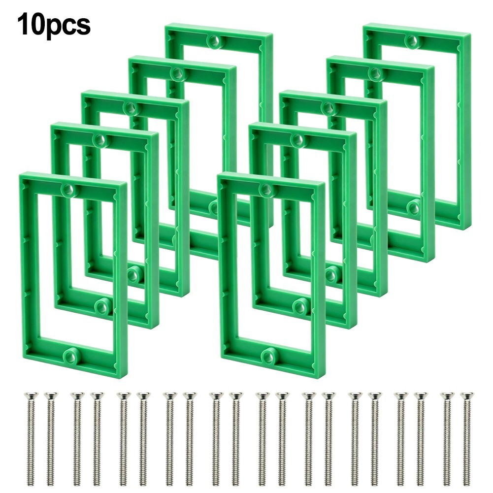 1 Gang Outlet Box Extender 1/4 inch Heat Resistant ABS Plastic Material