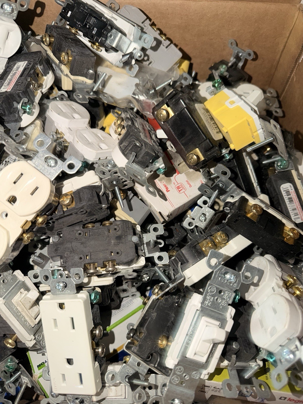 Electrical bundle of switches,outlets, cover plates- various sizes