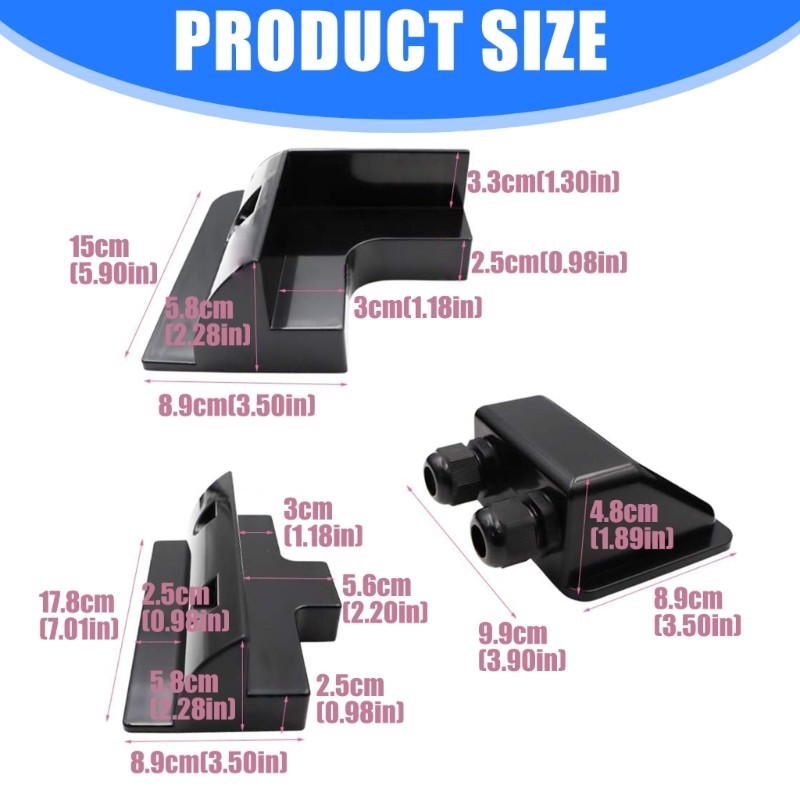 Solar Panel Mounting Bracket Plastic None Drilling Angle Installation Bracket