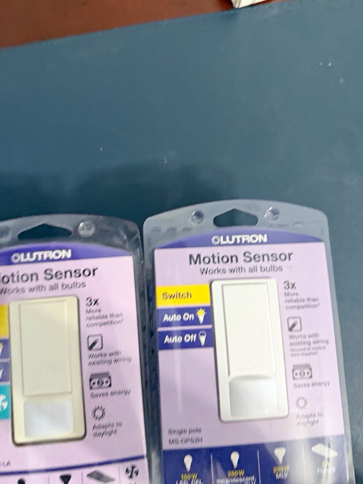 Lutron MS-OPS5M Occupancy Motion Sensor Wall Switch Auto-Off 120V 5A White