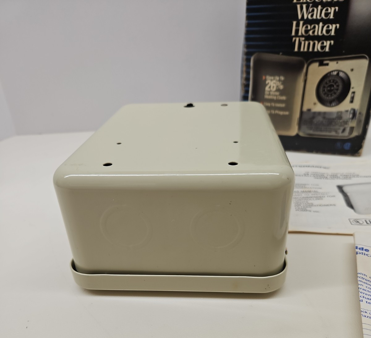 Intermatic Electric Water Heater Timer TL11 25 Amp 125 Volts.