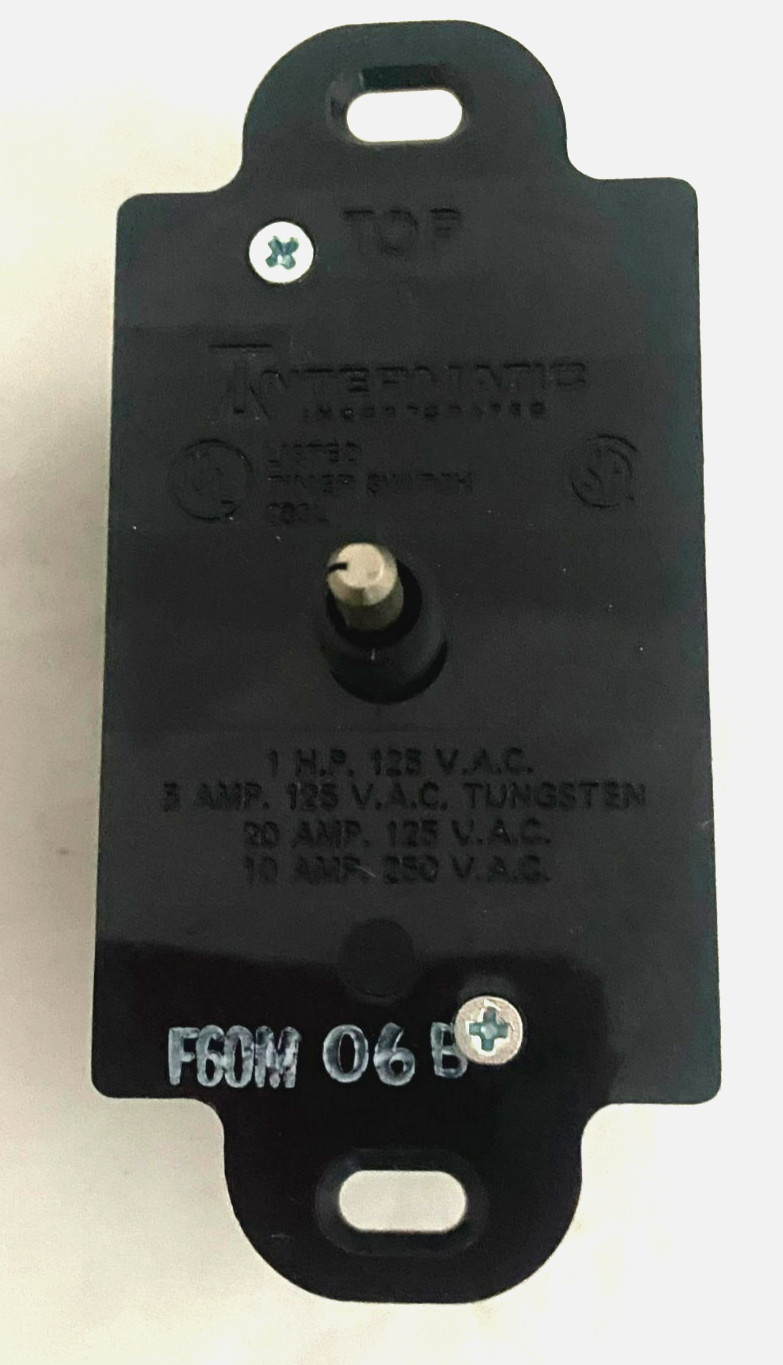 New Old Stock INTERMATIC F60M Spring Wound Time Switch 60 Min w/o Hold Feature