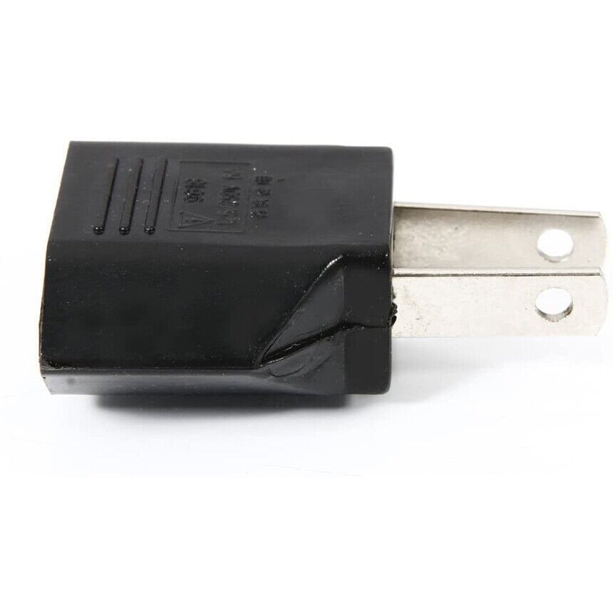 5 PCS New EU Euro Europe to US USA Power Jack Wall Plug Converter Travel Adapter