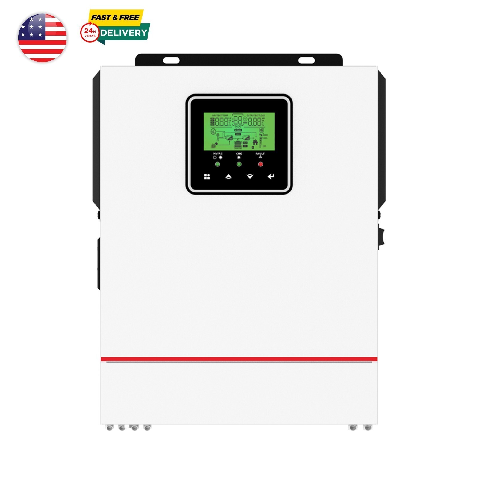 1000W 12V Solar Hybrid Inverter Max PV 600WDC20-150V Input with 40A MPPT Charger