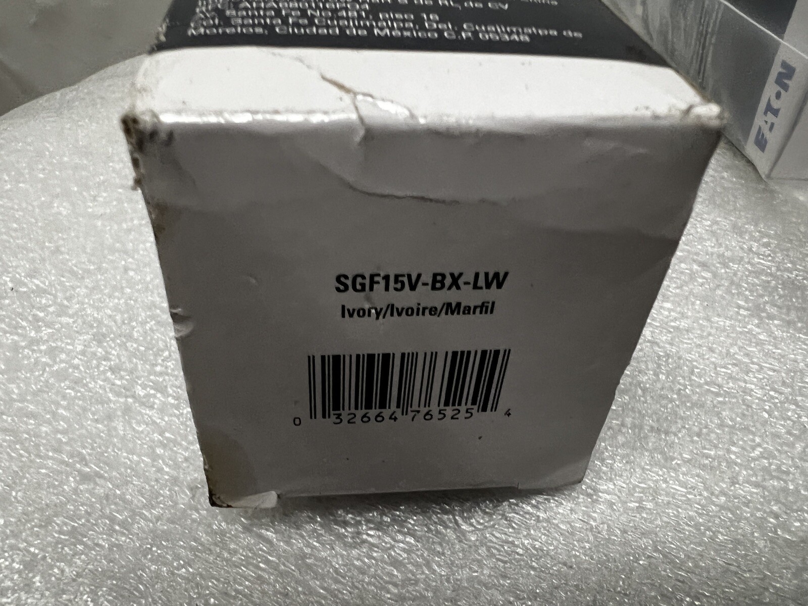 Eaton SGF15V GFCI receptacle Self-test,#14 – 10 AWG 15A 125v – Lot of 8