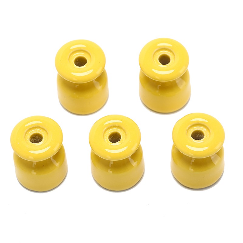 5Pcs/lot Porcelain Insulator for Wall Wiring Ceramic Insulators: F6