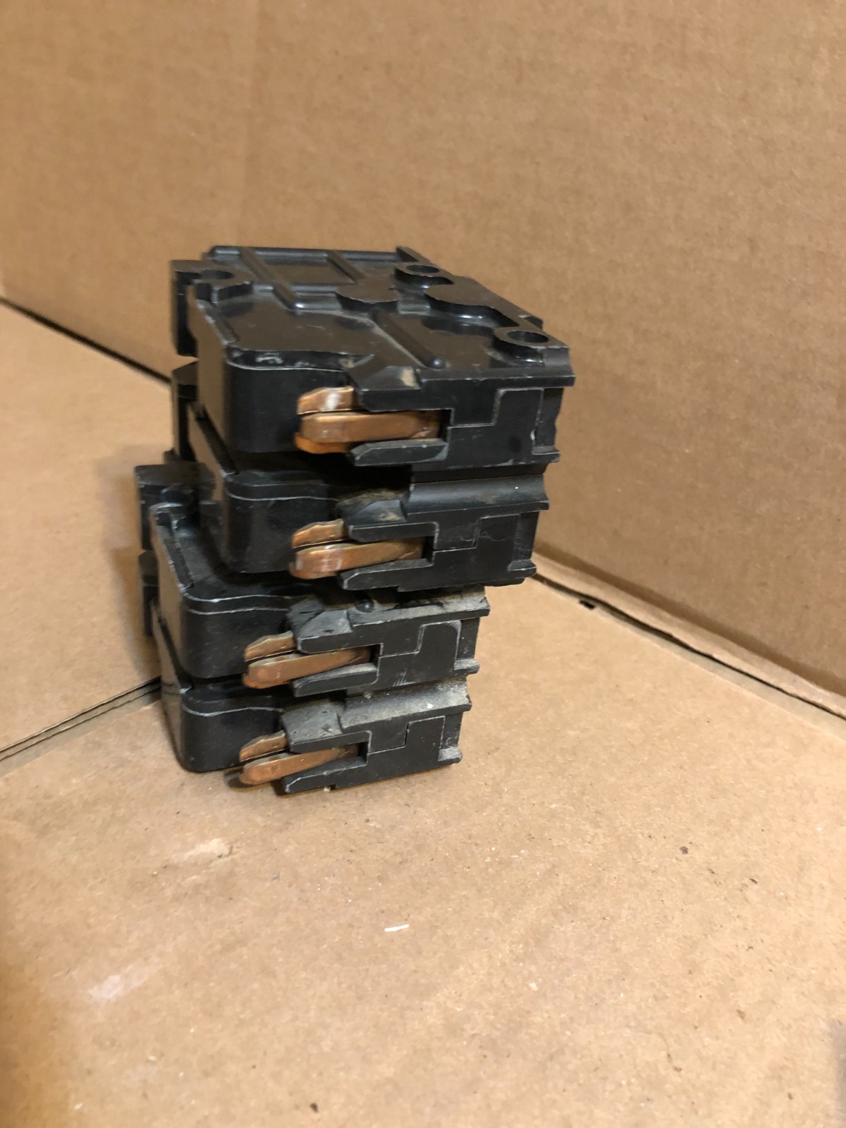 Mixed Lot of 9 15 Amps 120/240V 1 & 2 Pole Circuit Breakers