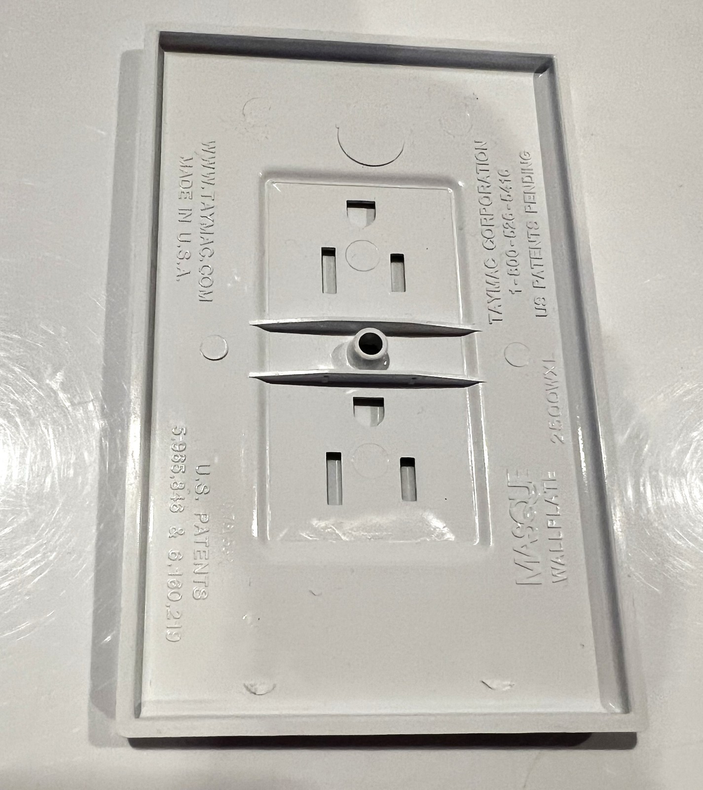 Masque MW2500W Duplex Outlet Cover (Pack Of 5) USA