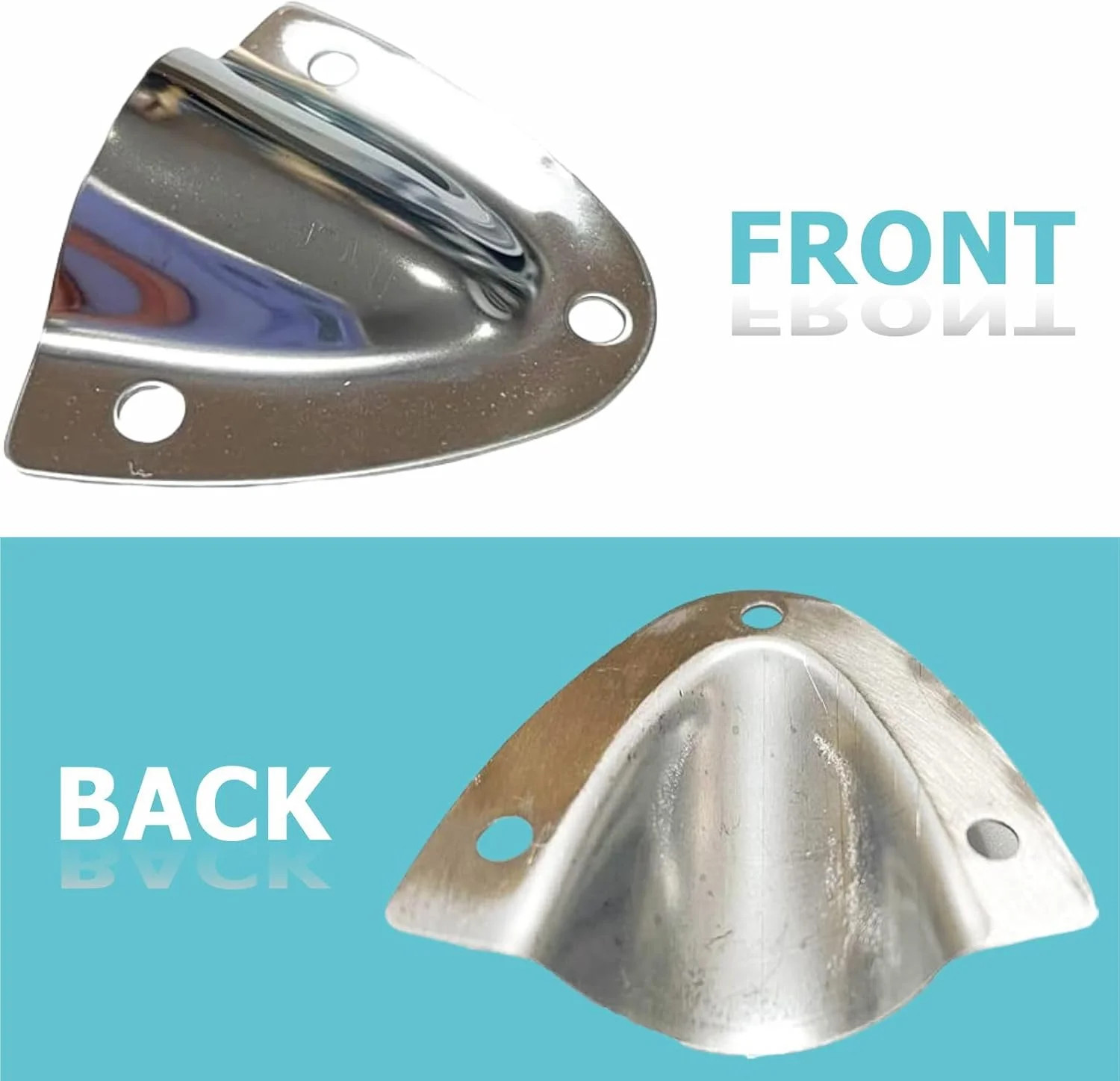 Stainless Steel Wire Cable Hole Ventilator Cover Clam Shell Vent for Marine Boat