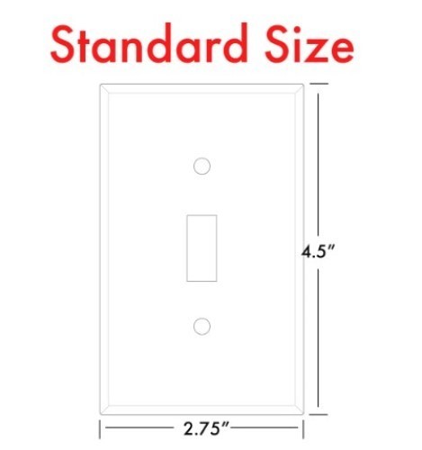 LEVITON Single Gang Light TOGGLE Switch WALL PLATE Cover SATIN BRASS NEW 81001