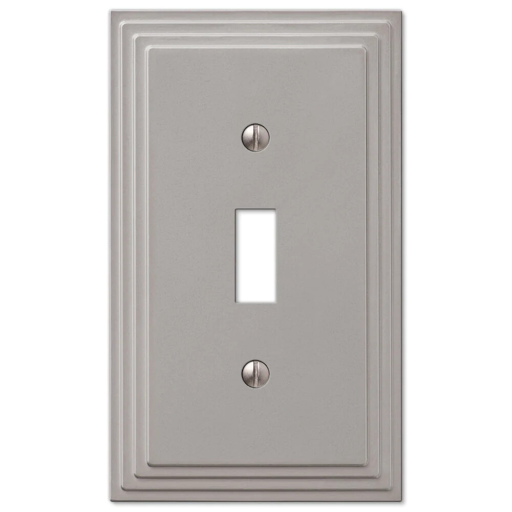 Steps Satin Nickel Switchplate Wall Plate Covers Light Switch