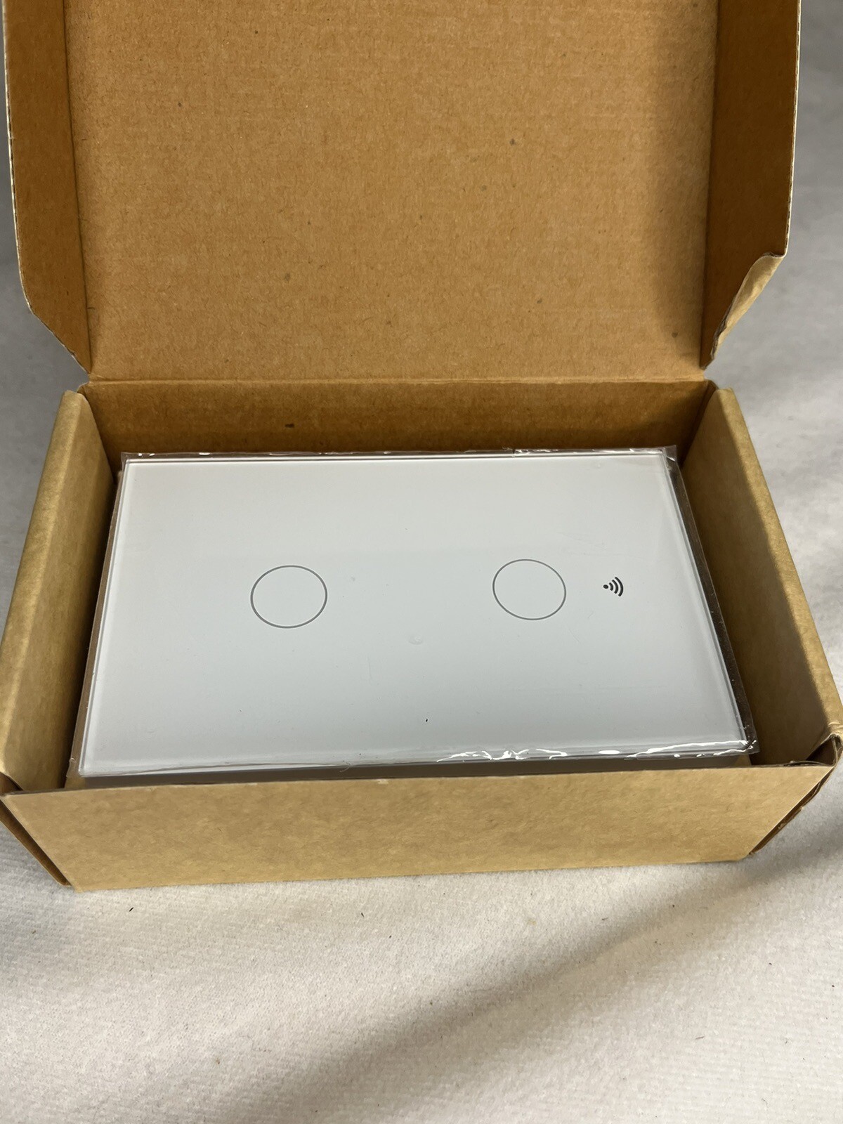 MOES Wi-Fi Smart Switch 3 Gang 90-130V White WS-US-L (Single Live)