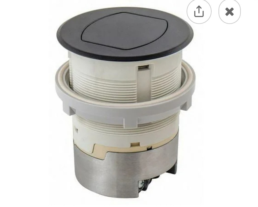 Hubbell 15A 125V Tamper Resistant Pop-Up Countertop Receptac…