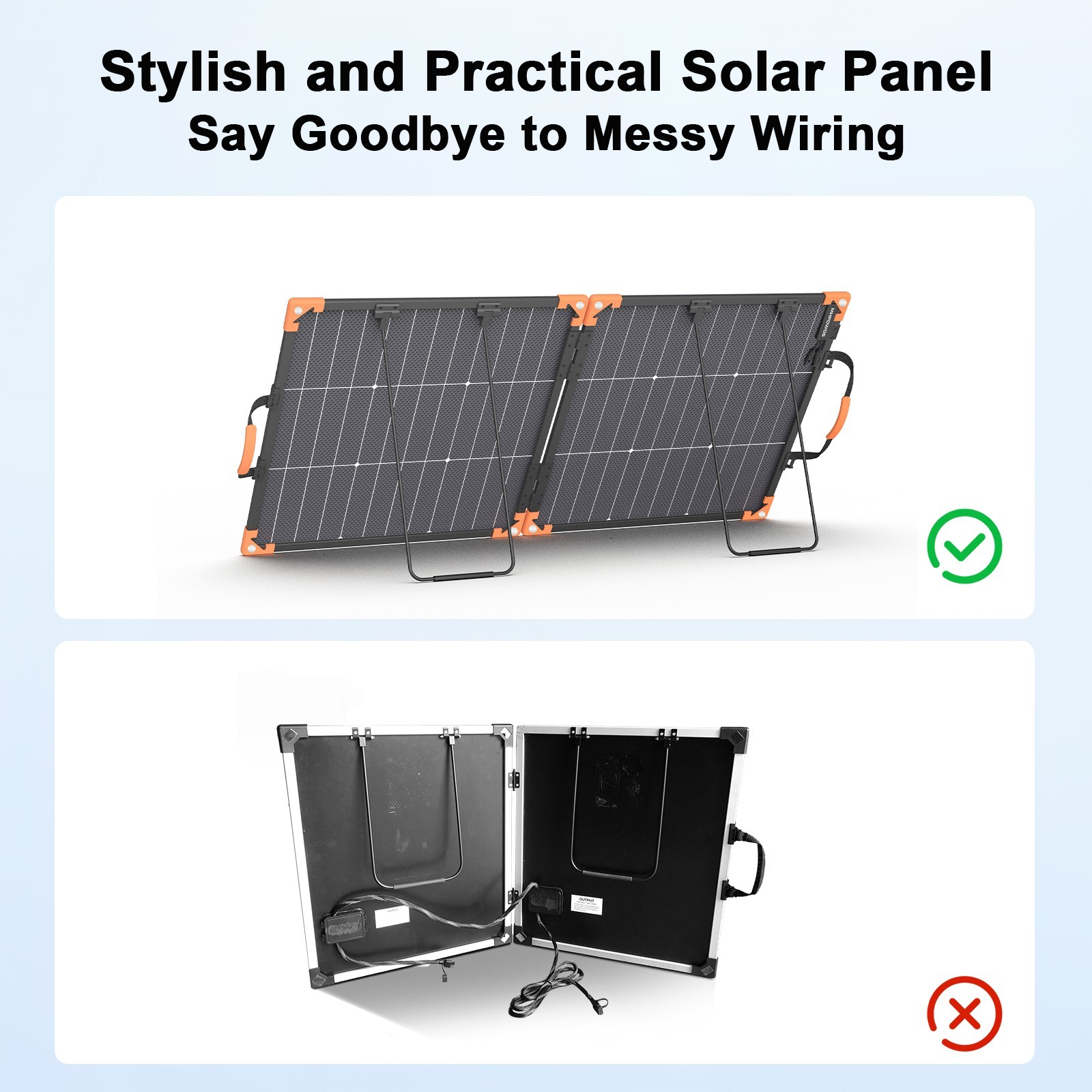 100W Solar Panel Camping Charger for Jackery Explorer 1000 v2 Solargenerator