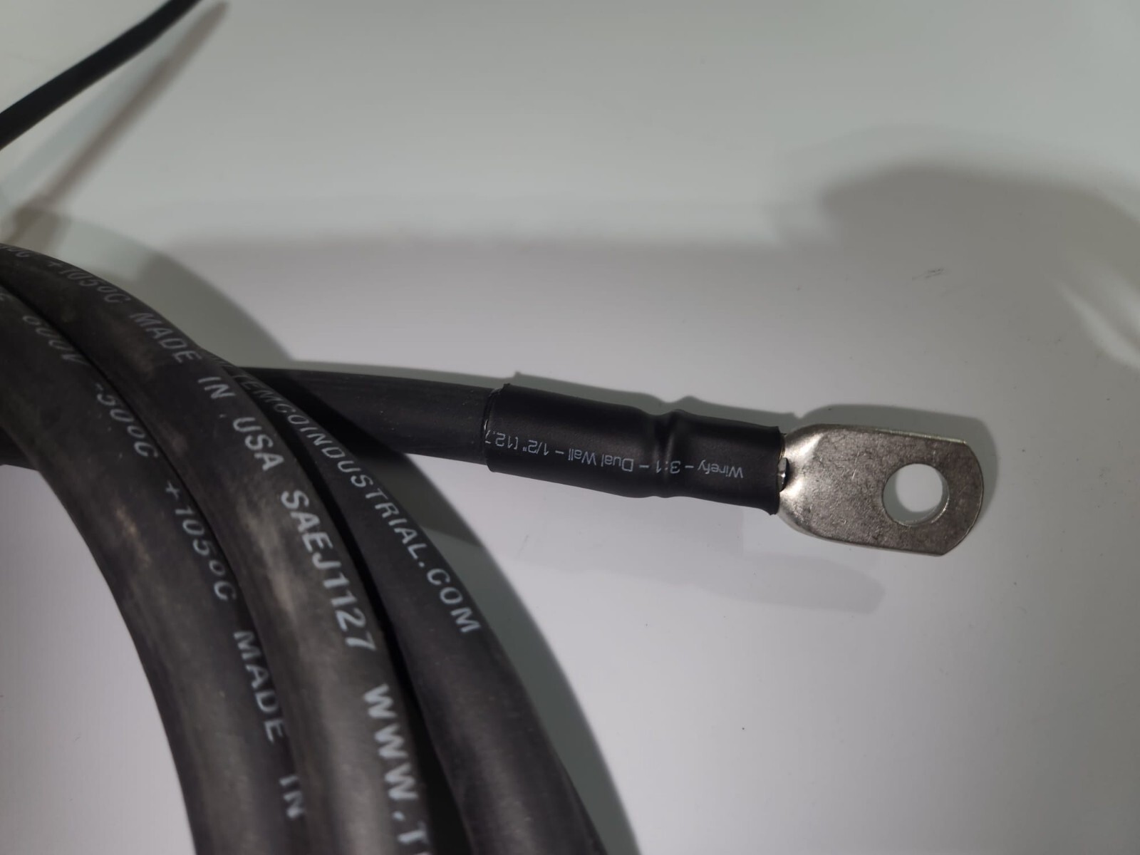 Battery Cables, SIZED TO FIT! 10 8 6 4 2 1 1/0 2/0 4/0 AWG Gauge with Lugs, Wire