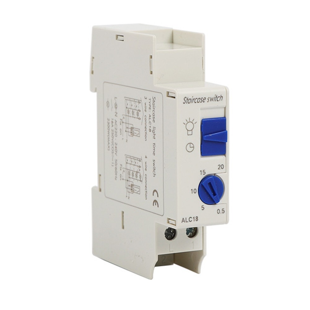 Automatic Switch Energy Efficient 0.5 To 20 Minutes Timer ABS Plastic Material