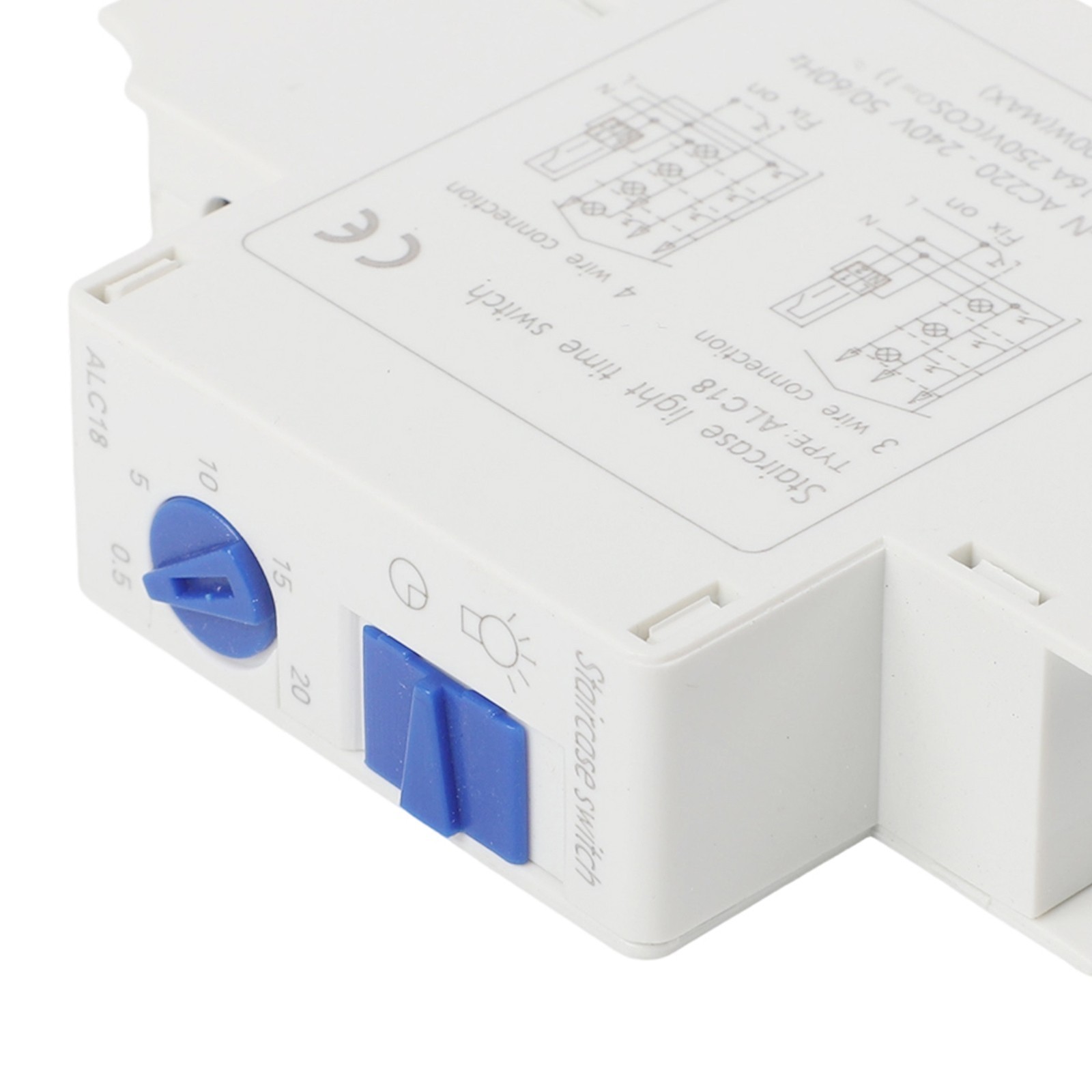 Automatic Switch Energy Efficient 0.5 To 20 Minutes Timer ABS Plastic Material