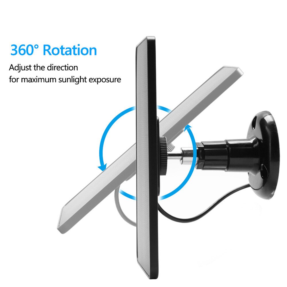 4W USB Solar Panel for Security Camera for Rechargeable Battery Powered Camera