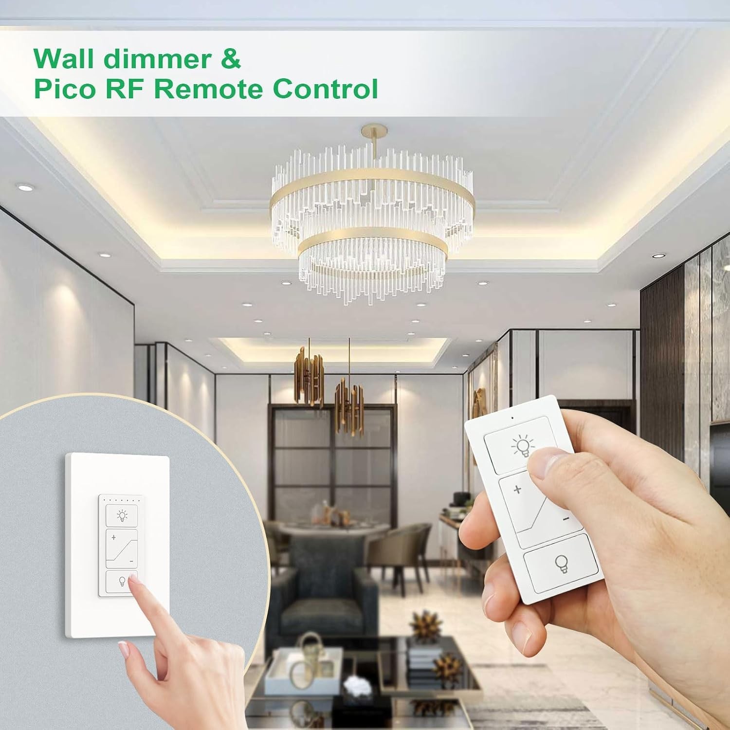 Smart Plug in Outlet Dimmer with Remote Voice Control Bluetooth Work with Alexa