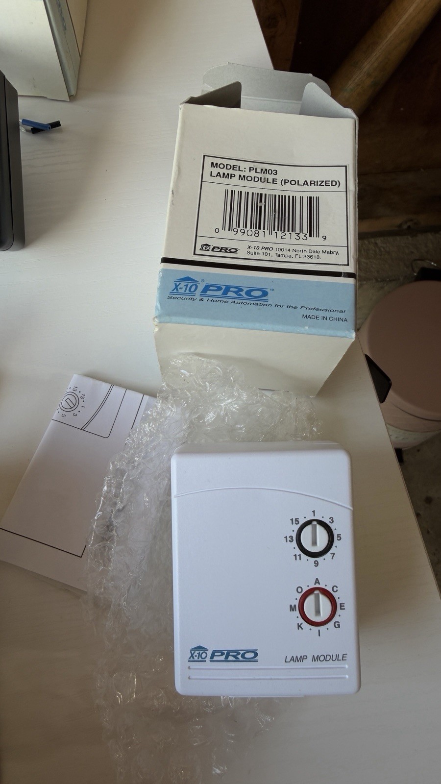 X10 Pro Home Automation Modules Bundle – Fixture, Plug-In & Switch – Open Box